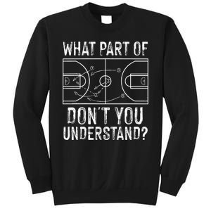 Funny Basketball Coach Design Women Ball Game Trainers Sweatshirt