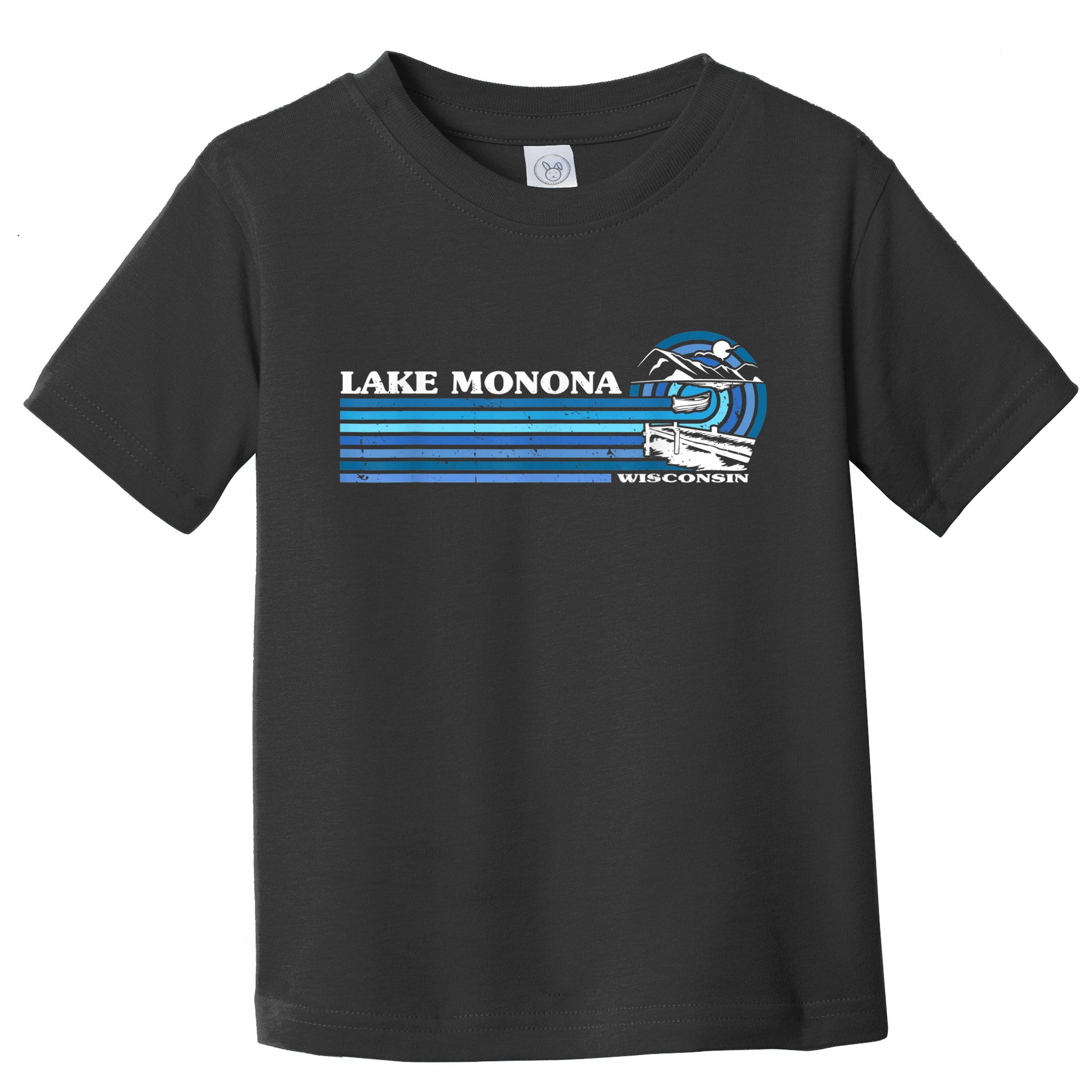 Fishing Boating Camping Lake Vacation Lake Monona Toddler T-Shirt