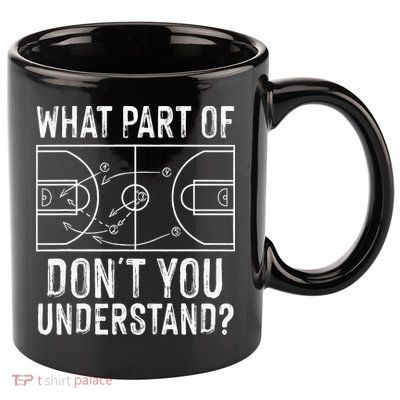 Funny Basketball Coach Design  Ball Game Trainers 11oz C Handle Ceramic Mug