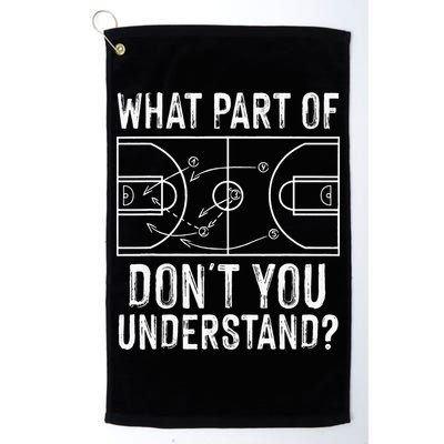 Funny Basketball Coach Design  Ball Game Trainers Golf Towel