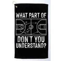 Funny Basketball Coach Design  Ball Game Trainers Golf Towel