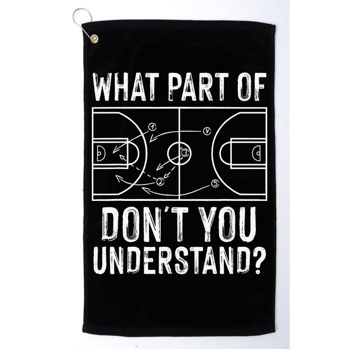 Funny Basketball Coach Design  Ball Game Trainers Golf Towel