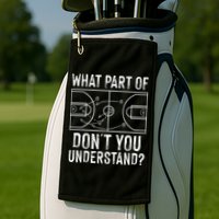 Funny Basketball Coach Design  Ball Game Trainers Golf Towel