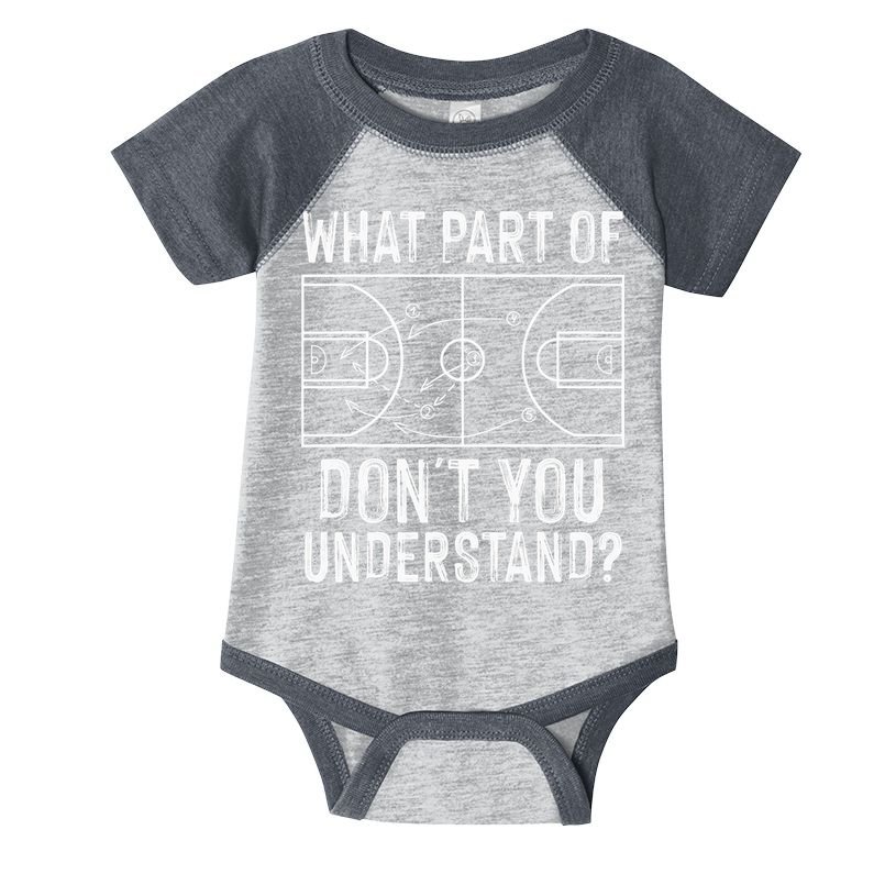 Funny Basketball Coach Design  Ball Game Trainers Infant Baby Jersey Bodysuit