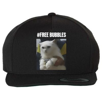 Free Bubbles Cat Wool Snapback Cap