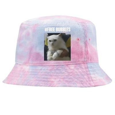 Free Bubbles Cat Tie-Dyed Bucket Hat