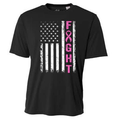 Fight Breast Cancer Awareness Pride Cooling Performance Crew T-Shirt