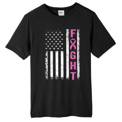 Fight Breast Cancer Awareness Pride Tall Fusion ChromaSoft Performance T-Shirt