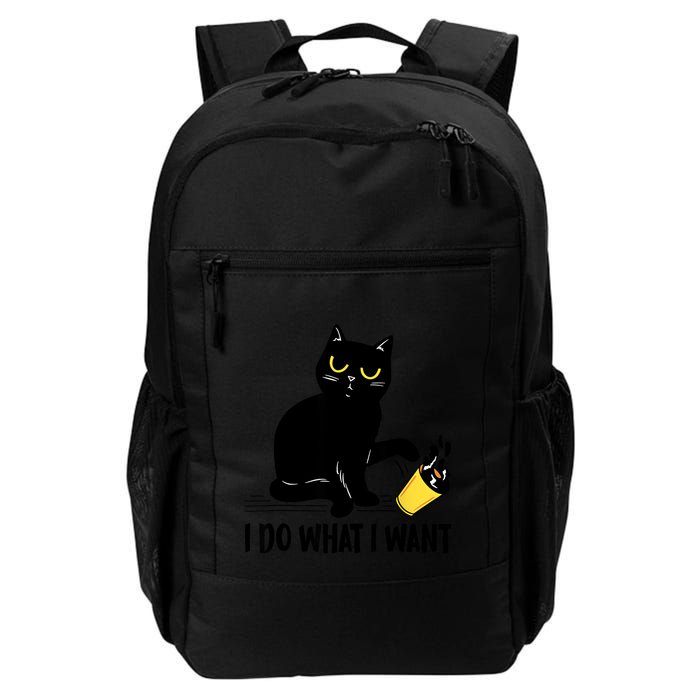 Funny Black Cat I Do What I Want Cat Lover Gifts Backpack