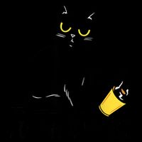Funny Black Cat I Do What I Want Cat Lover Gifts Drawstring Bag
