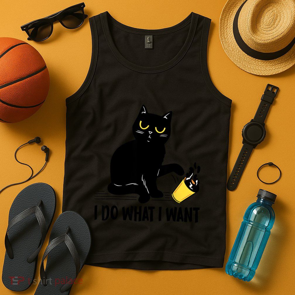 Funny Black Cat I Do What I Want Cat Lover Gifts Tank Top