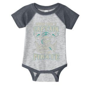 Funny Boat Captain Boating Pirate Motorboat Infant Baby Jersey Bodysuit