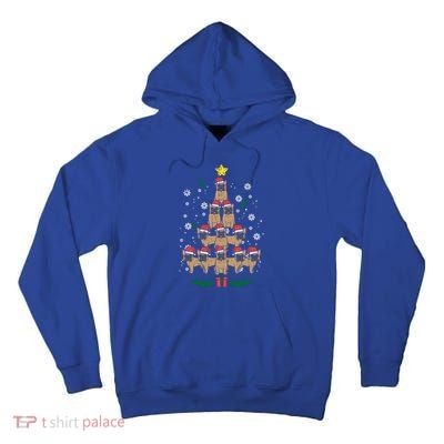 French Bulldog Christmas Tree Frenchie Dog Xmas Pjs Pajamas Gift Tall Hoodie