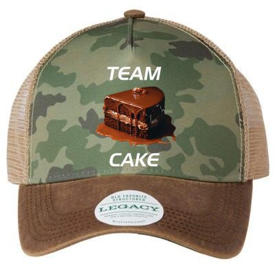 Funny Birthday Cake Team Cake Legacy Tie Dye Trucker Hat