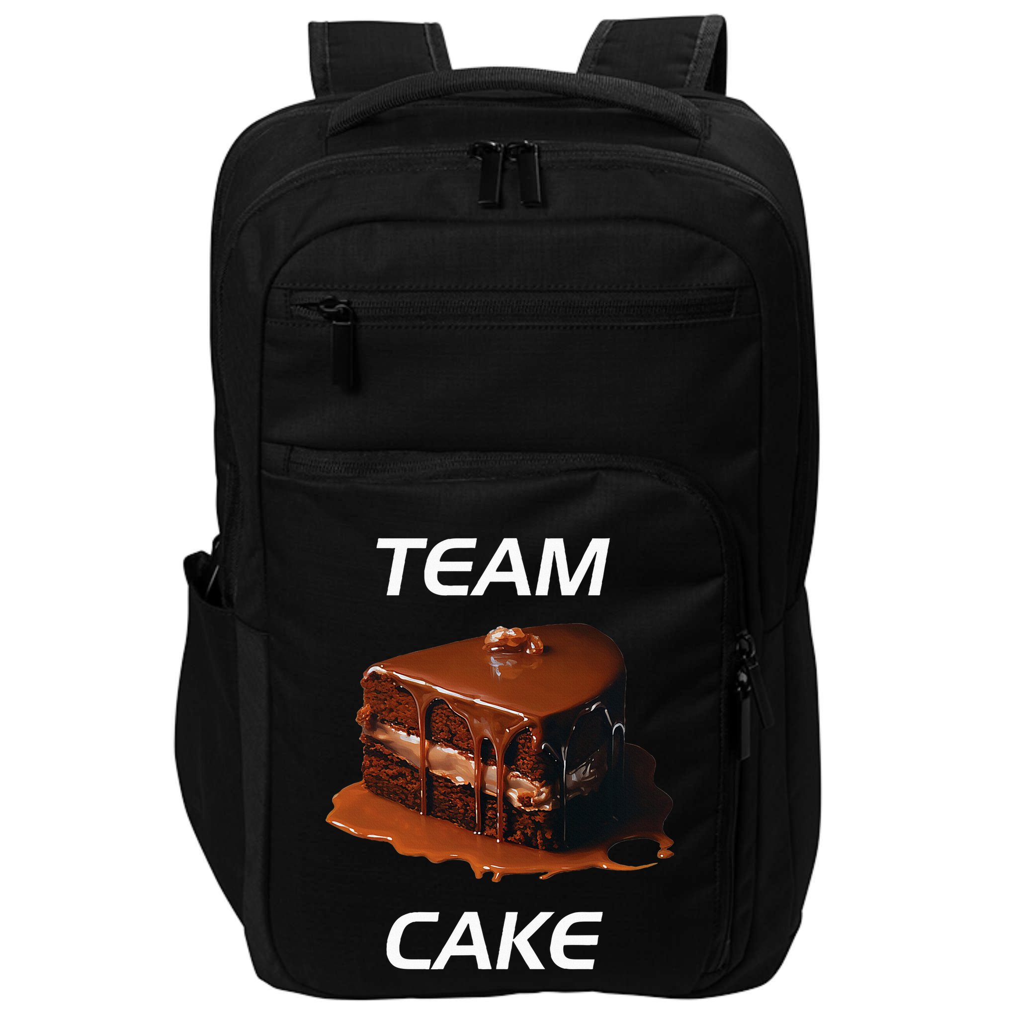 Funny Birthday Cake Team Cake Impact Tech Backpack