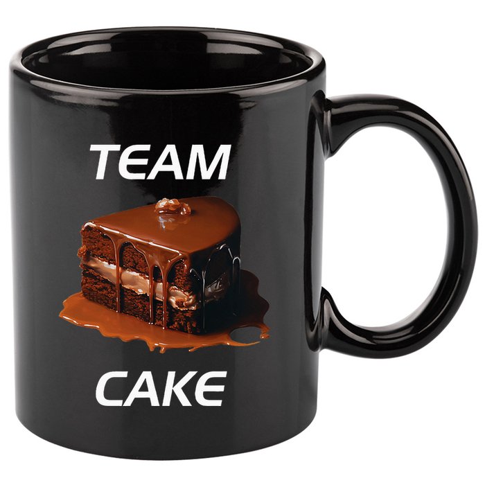 Funny Birthday Cake Team Cake 11oz C Handle Ceramic Mug