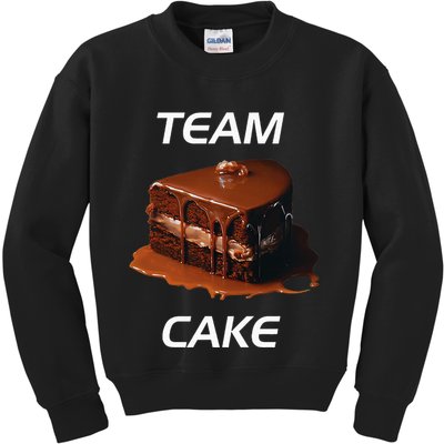 Funny Birthday Cake Team Cake Kids Sweatshirt