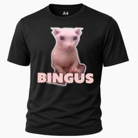 Funny Bingus Cat Meme Cooling Performance Crew T-Shirt