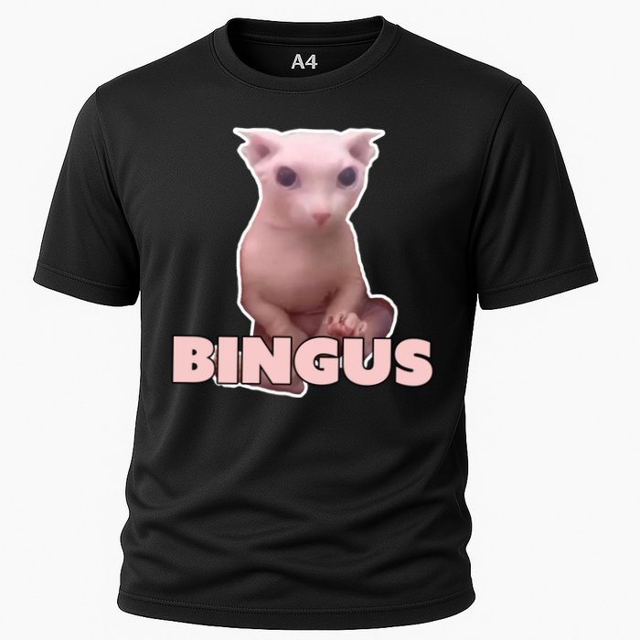 Funny Bingus Cat Meme Cooling Performance Crew T-Shirt