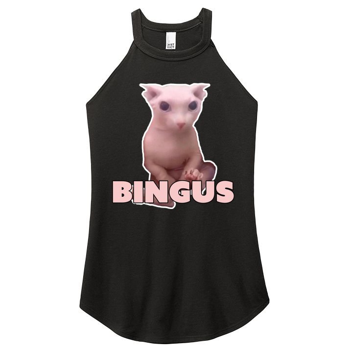 Funny Bingus Cat Meme Women's Perfect Tri Rocker Tank