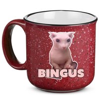Funny Bingus Cat Meme 15oz Campfire Ceramic Mug