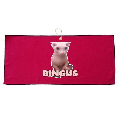 Funny Bingus Cat Meme Large Microfiber Waffle Golf Towel