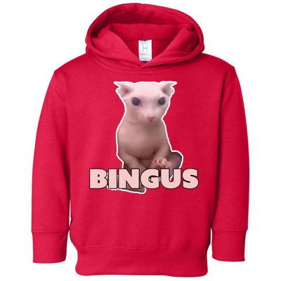 Funny Bingus Cat Meme Toddler Hoodie