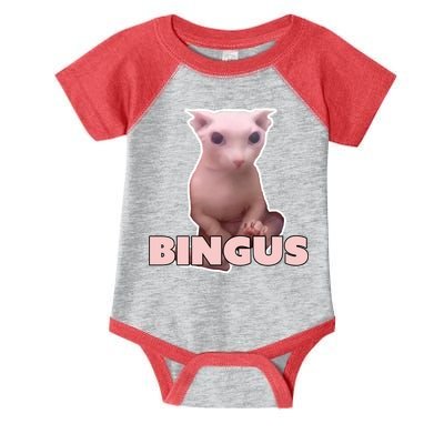 Funny Bingus Cat Meme Infant Baby Jersey Bodysuit
