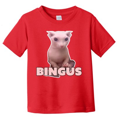 Funny Bingus Cat Meme Toddler T-Shirt