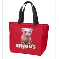 Funny Bingus Cat Meme Zip Tote Bag