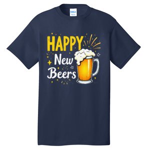 Funny Beer Drinking New Years Eve 2025 Party Happy New Year Tall T-Shirt