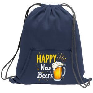 Funny Beer Drinking New Years Eve 2025 Party Happy New Year Sweatshirt Cinch Pack Bag