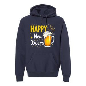 Funny Beer Drinking New Years Eve 2025 Party Happy New Year Premium Hoodie