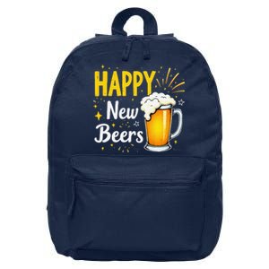 Funny Beer Drinking New Years Eve 2025 Party Happy New Year 16 in Basic Backpack