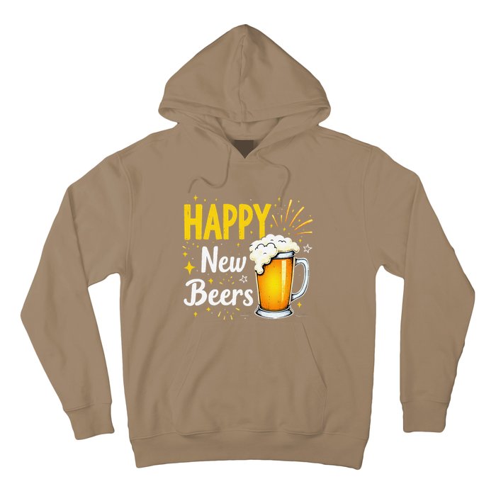 Funny Beer Drinking New Years Eve 2025 Party Happy New Year Hoodie