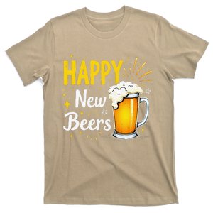 Funny Beer Drinking New Years Eve 2025 Party Happy New Year T-Shirt