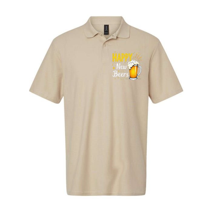 Funny Beer Drinking New Years Eve 2025 Party Happy New Year Softstyle Adult Sport Polo