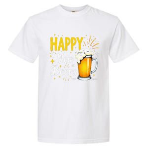 Funny Beer Drinking New Years Eve 2025 Party Happy New Year Garment-Dyed Heavyweight T-Shirt