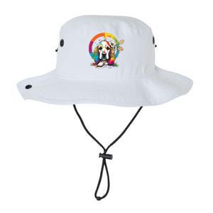 Funny Beagle Dog Hippie Legacy Cool Fit Booney Bucket Hat