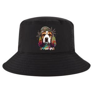 Funny Beagle Dog Hippie Cool Comfort Performance Bucket Hat