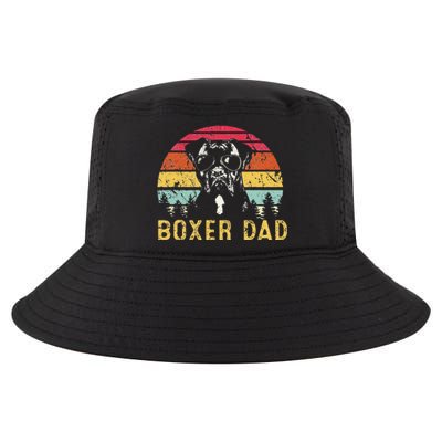 Funny Boxer Dad Retro Vintage Boxer Dog Lover Fathers Day Cool Comfort Performance Bucket Hat