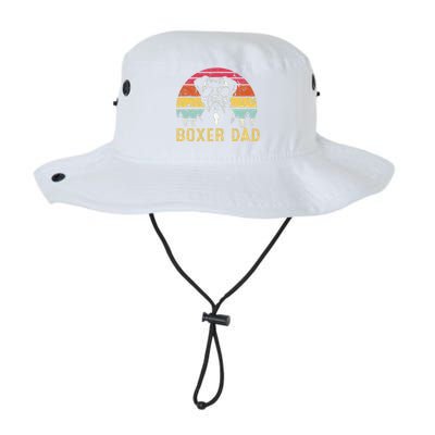 Funny Boxer Dad Retro Vintage Boxer Dog Lover Fathers Day Legacy Cool Fit Booney Bucket Hat