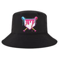Funny Baseball Drip For Home Plate Ice Cream Drip Cool Comfort Performance Bucket Hat
