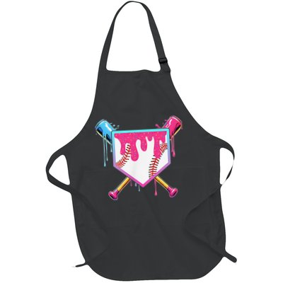 Funny Baseball Drip For Home Plate Ice Cream Drip Apron