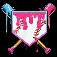 Funny Baseball Drip For Home Plate Ice Cream Drip City Backpack