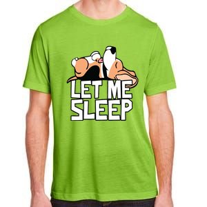 Funny Beagle Dog Let Me Sleep Cute Dog Adult ChromaSoft Performance T-Shirt