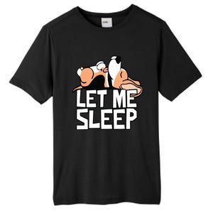 Funny Beagle Dog Let Me Sleep Cute Dog Tall Fusion ChromaSoft Performance T-Shirt