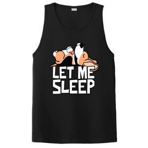 Funny Beagle Dog Let Me Sleep Cute Dog PosiCharge Competitor Tank