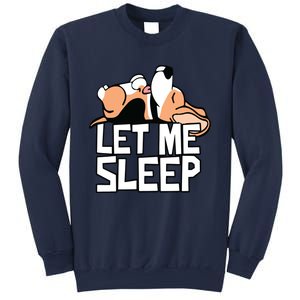 Funny Beagle Dog Let Me Sleep Cute Dog Sweatshirt