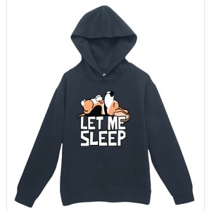 Funny Beagle Dog Let Me Sleep Cute Dog Urban Pullover Hoodie